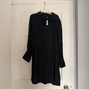Madewell Black Long Sleeve Dress